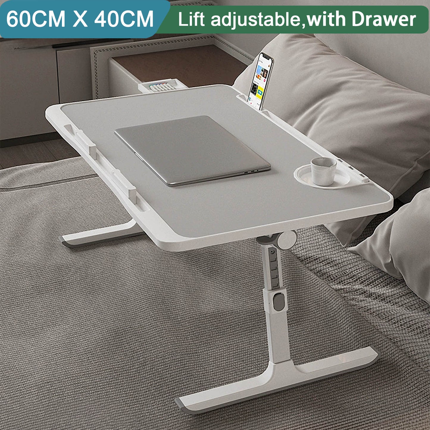 Adjustable Laptop Bed Table,UK local,laptop tray for bed,Eating on Bed, Sofa