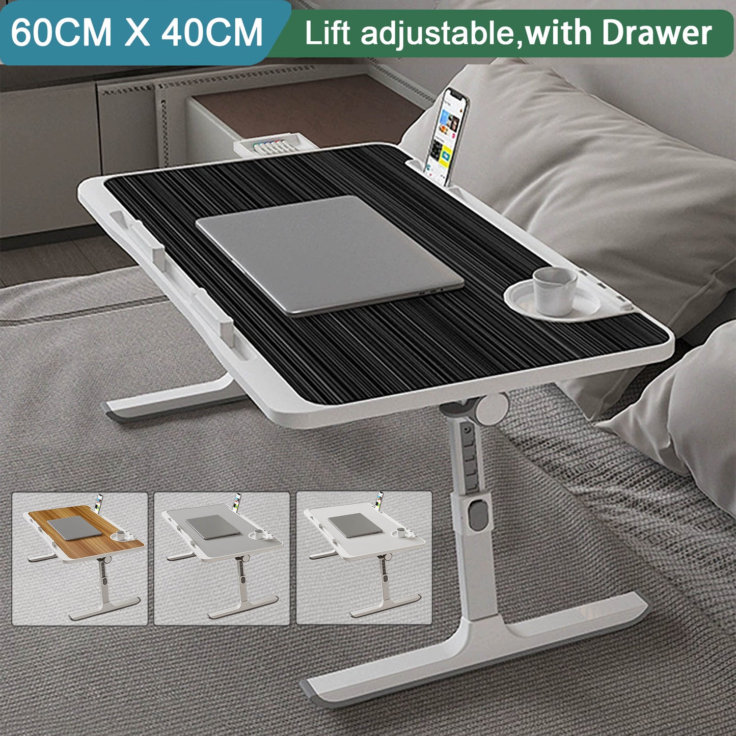 Adjustable Laptop Bed Table,UK local,laptop tray for bed,Eating on Bed, Sofa