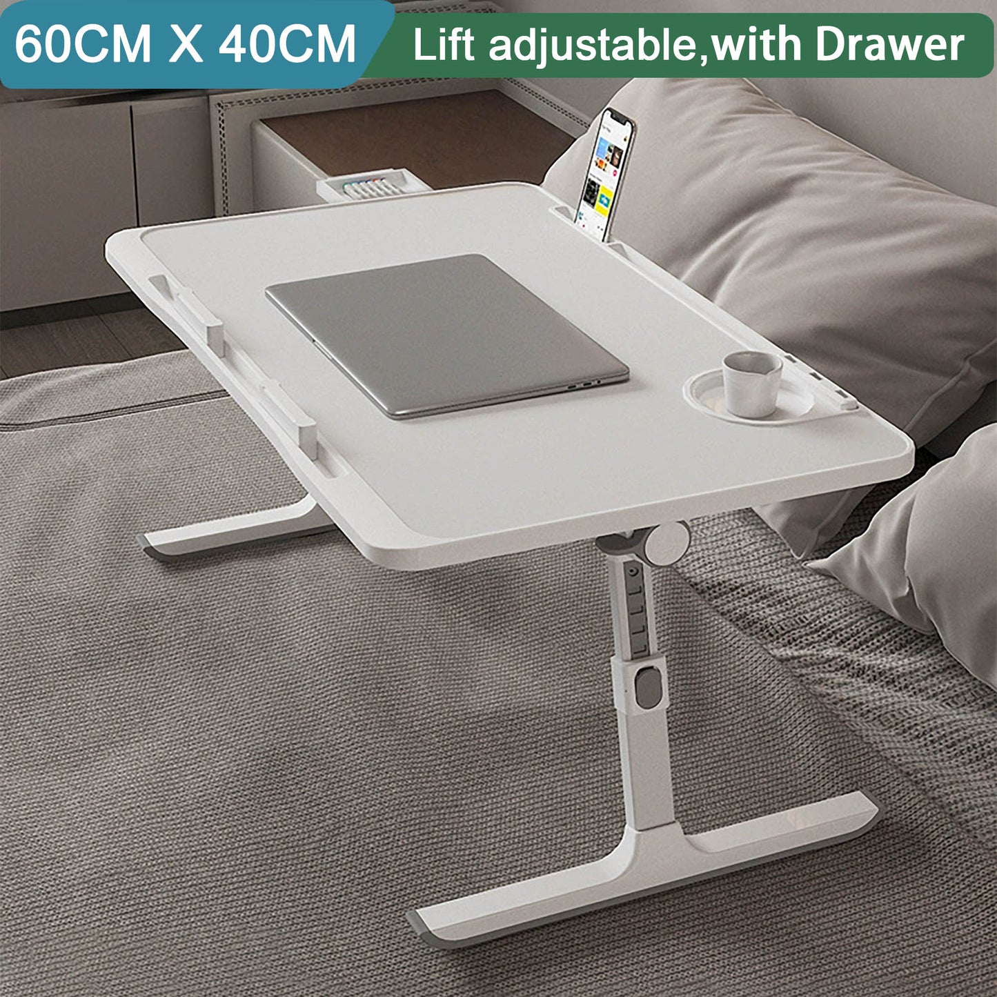 Adjustable Laptop Bed Table,UK local,laptop tray for bed,Eating on Bed, Sofa