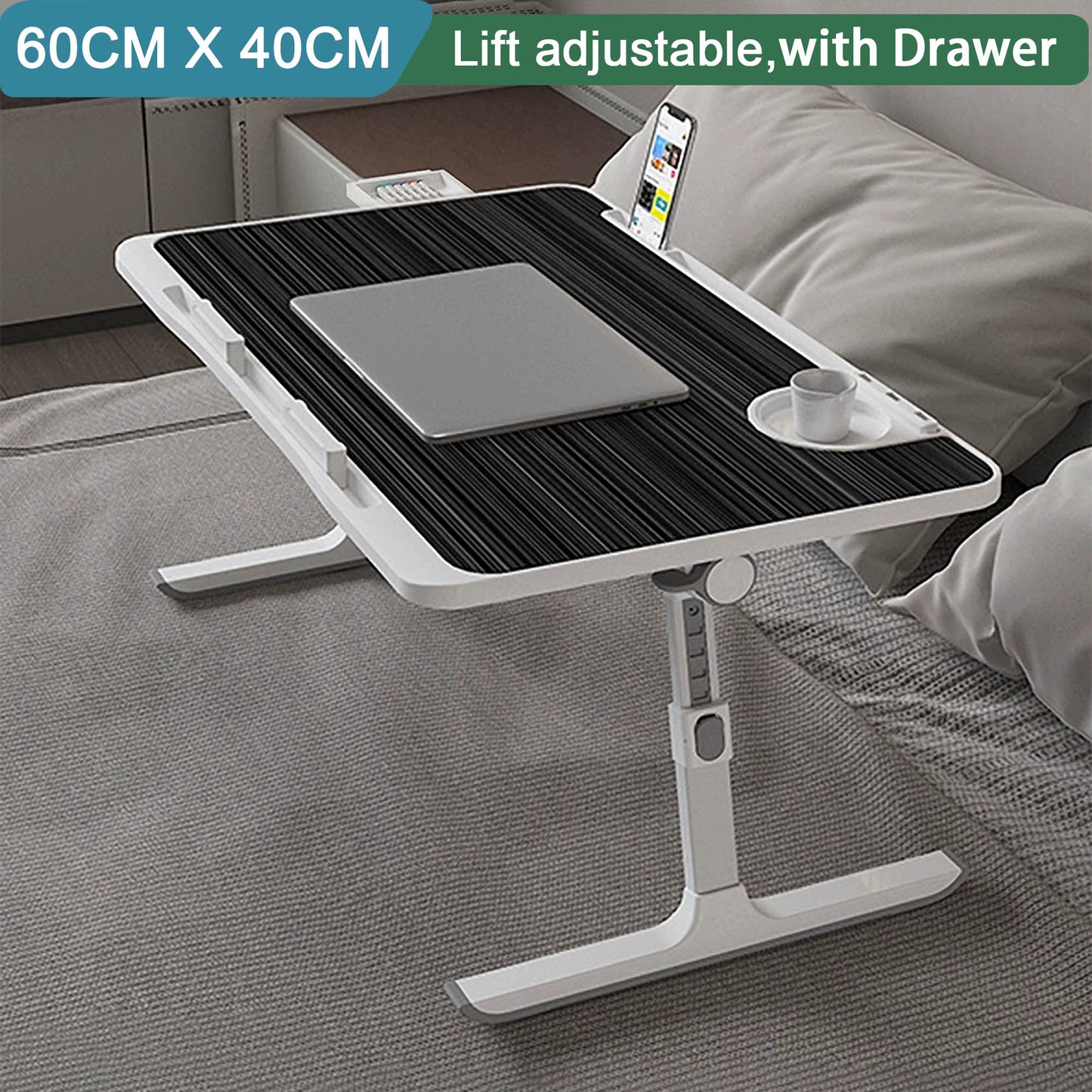 Adjustable Laptop Bed Table,UK local,laptop tray for bed,Eating on Bed, Sofa