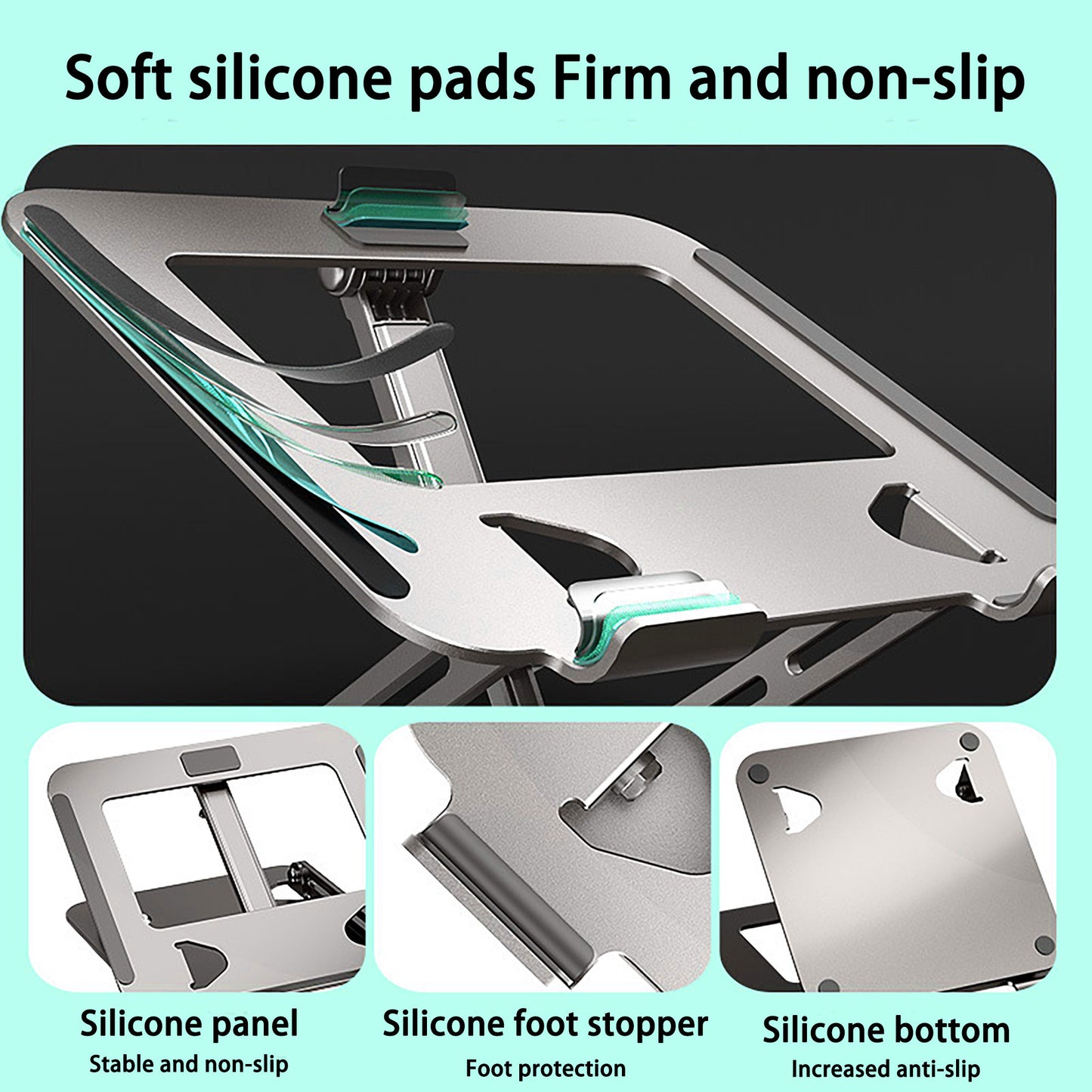 Laptop Stand, 1280G,UK local, Adjustable Laptop Stand for Desk, Computer Stand with support
