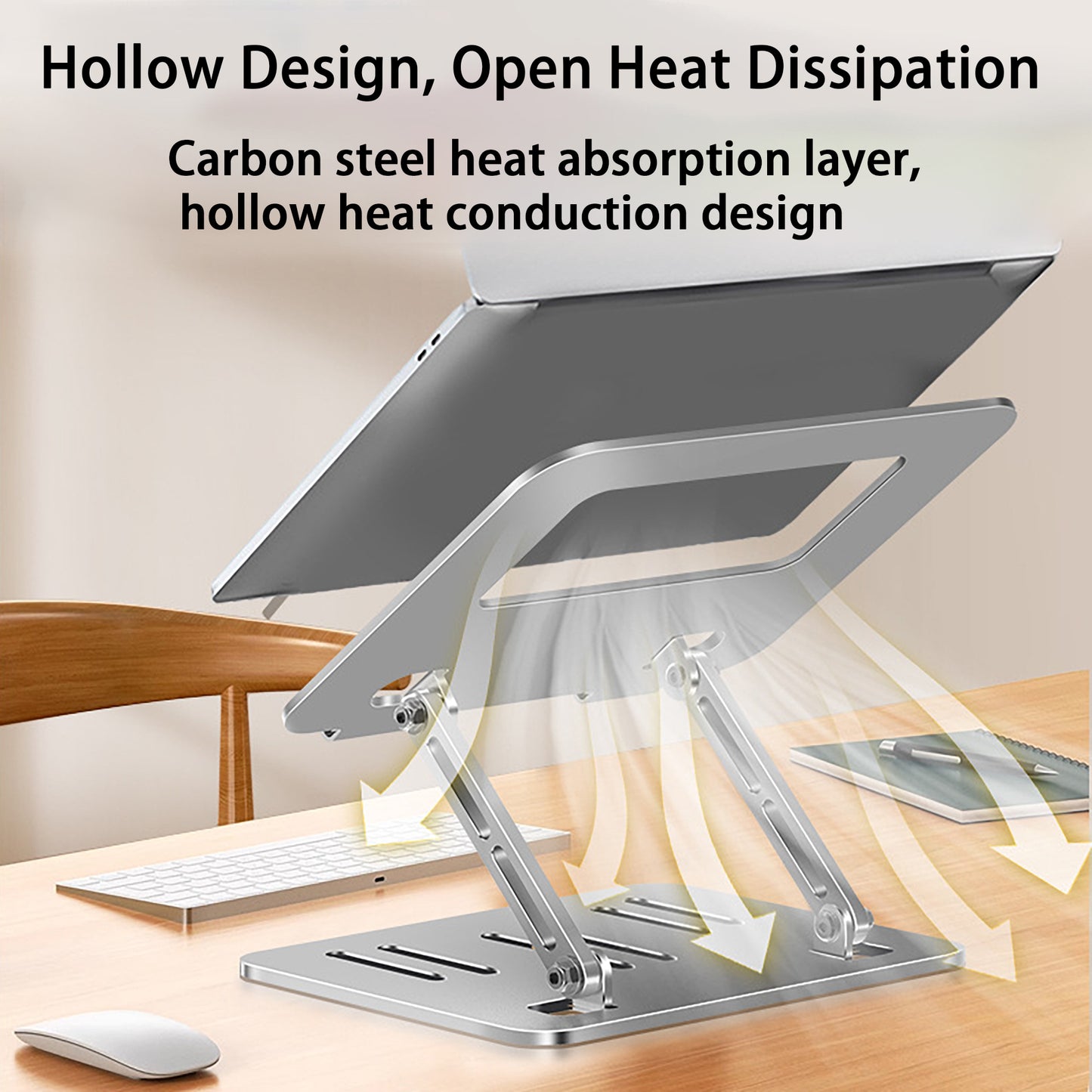10 Pcs/box, Laptop Stand Adjustable Height, UK local, Ergonomic Laptop Riser Holder for Desk