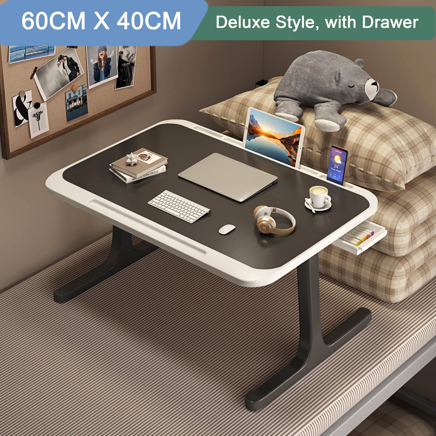 6 Pcs/box, laptop tray for bed,UK Local,Laptop Bed Table, Notebook Laptop Stand,Folding