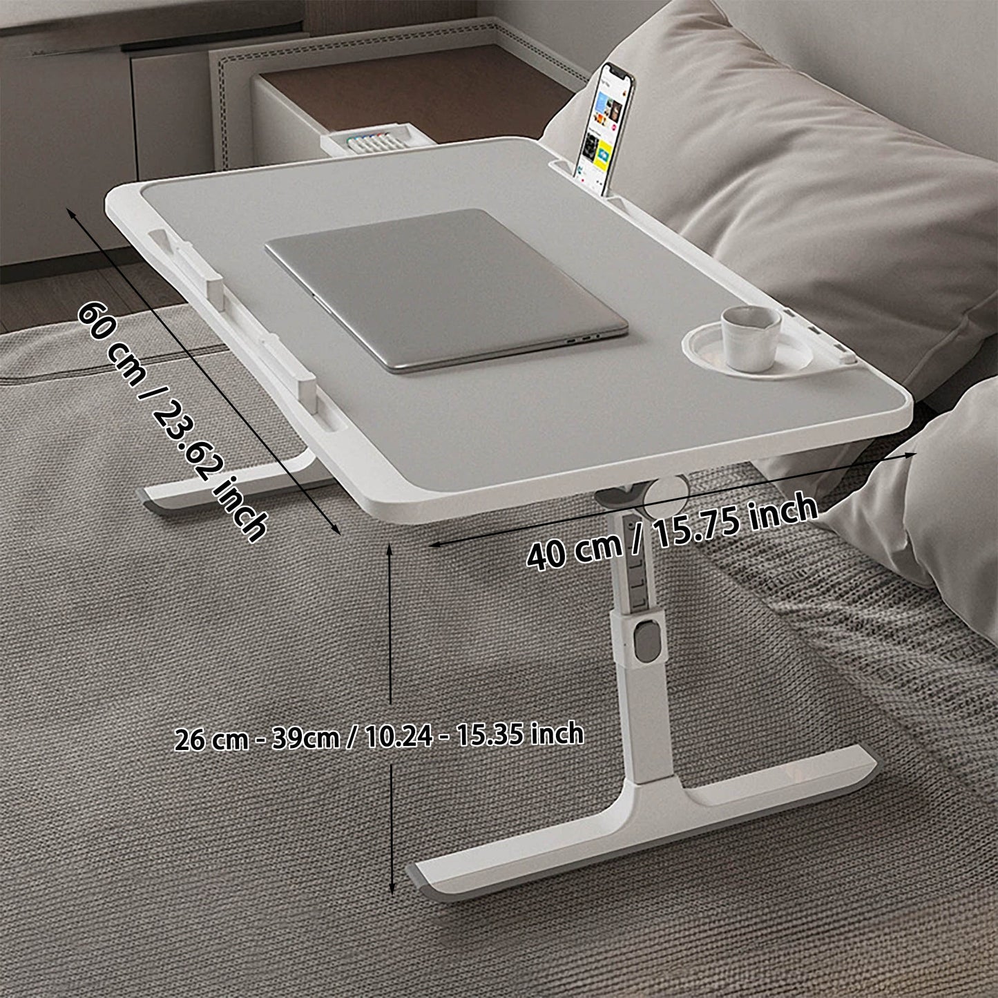 Adjustable Laptop Bed Table,UK local,laptop tray for bed,Eating on Bed, Sofa