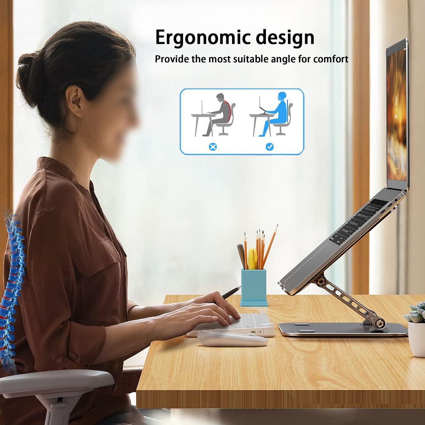 Laptop Stand, Laptop Stand For Desk, UK local ,1500G,Computer Stand For Laptop