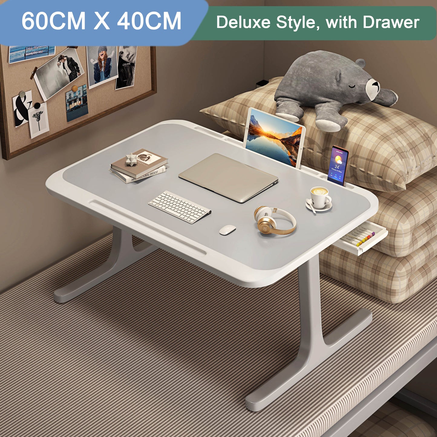 6 Pcs/box, laptop tray for bed,UK Local,Laptop Bed Table, Notebook Laptop Stand,Folding
