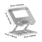 Laptop Stand Adjustable Height, UK local, Ergonomic Laptop Riser Holder for Desk